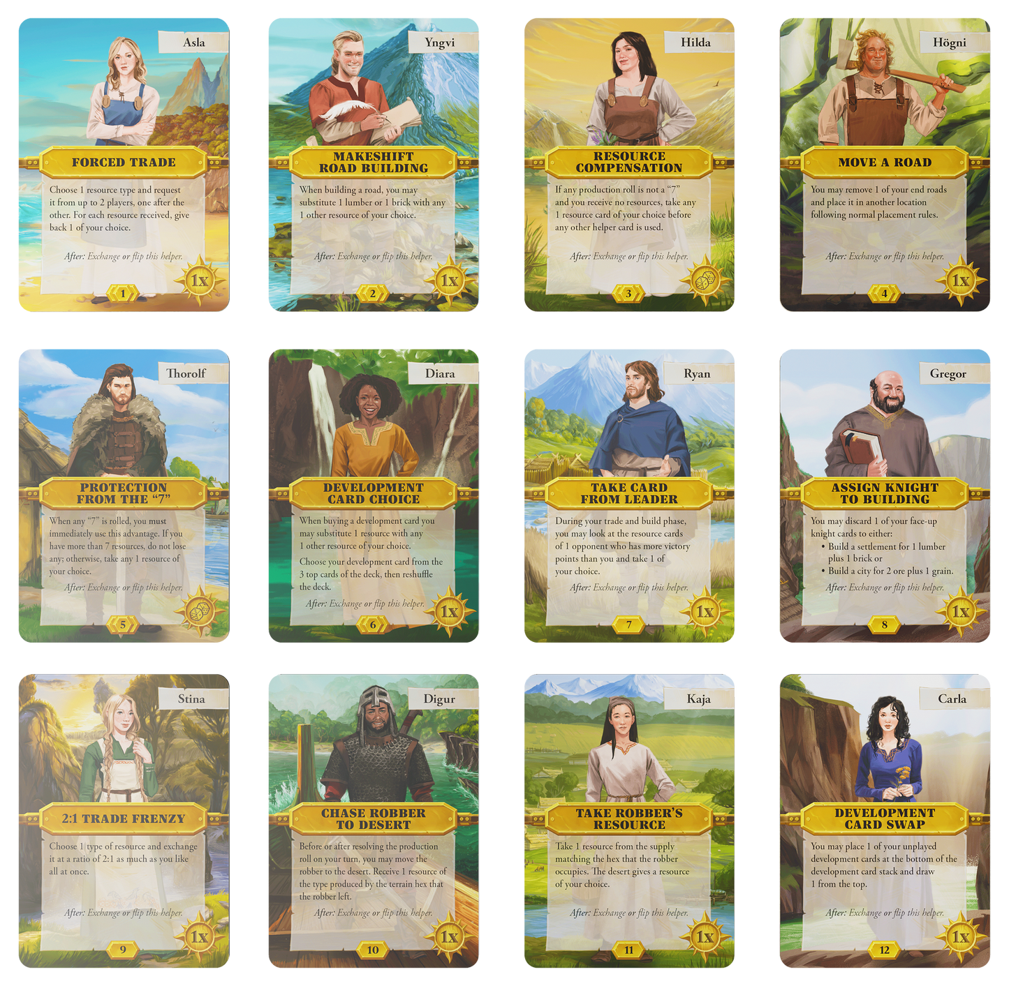 Settlers of Catan Scenario - The Helpers