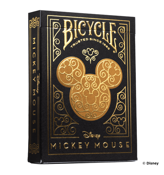 Bicycle Playing Cards - Disney Mickey Mouse (Black & Gold)