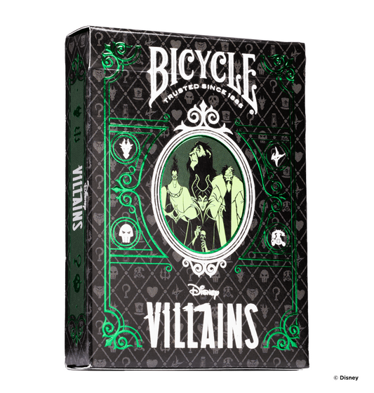 Bicycle Playing Cards - Disney Villains (Green)