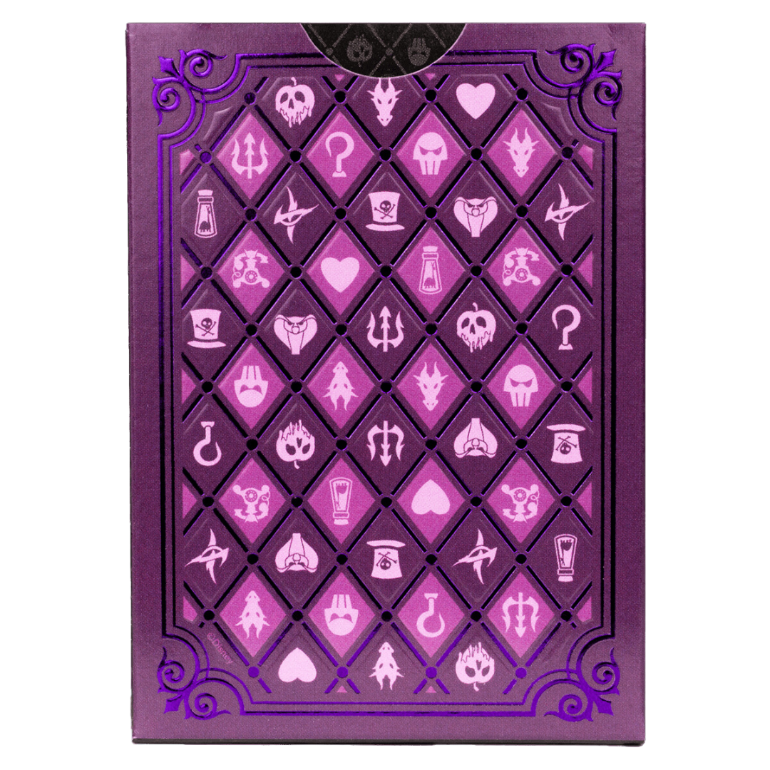 Bicycle_Disney-Villains-Purple_Back