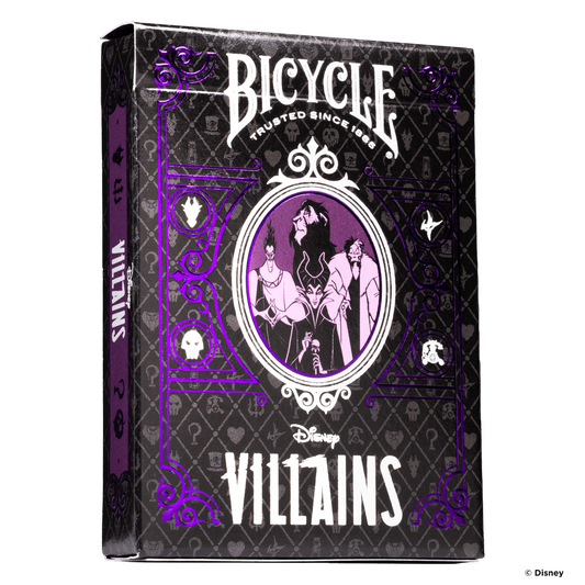 Bicycle Playing Cards - Disney Villains (Purple)