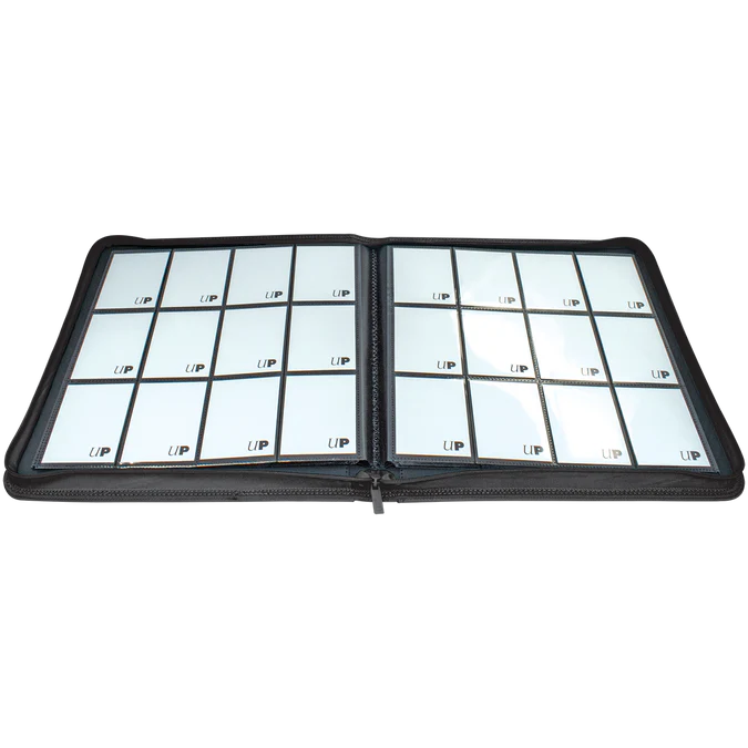 Ultra Pro - 12 Pocket Pro Binder - Vivid - Black