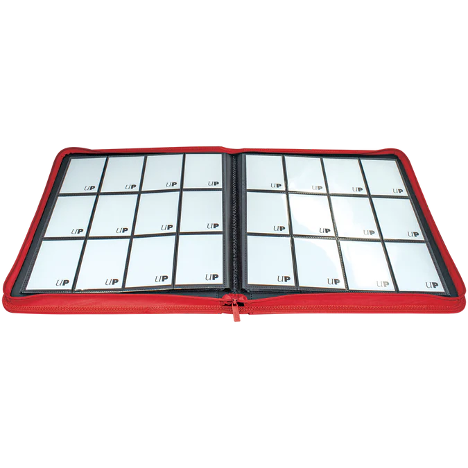 Ultra Pro - 12 Pocket Pro Binder - Vivid - Red