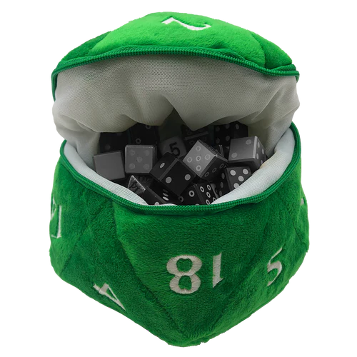 Ultra Pro - Dice Bag - D20 Plush - Forest Green