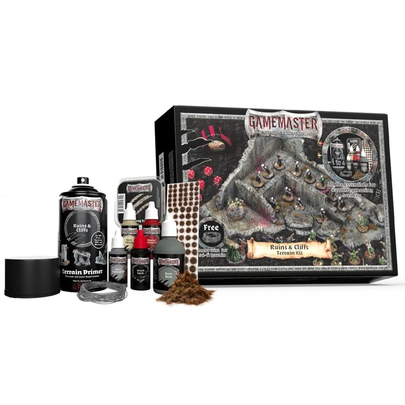 The Army Painter | Mega Brush Set | 10 pennelli in setole sintetiche e zibellino | Pennello Kolinsky Gratis | Accessori per pittura di miniature