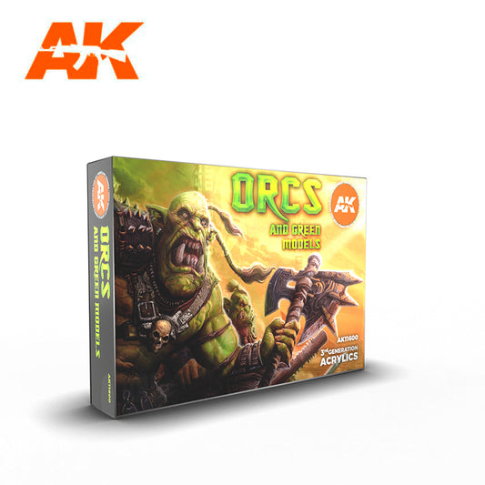 AK Interactive - Colors Set - 3G Orcs and Green Models Set