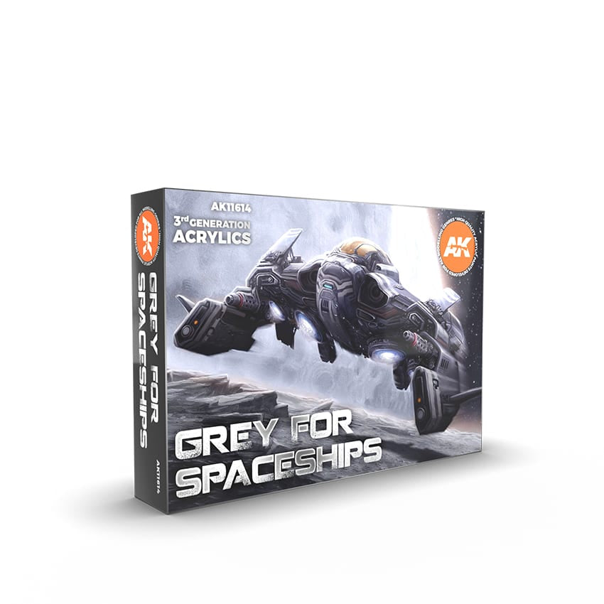 AK Interactive - Colors Set - 3G Grey for Spaceships Set