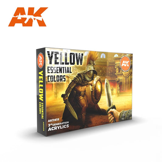 AK Interactive - Colors Set - 3G Yellow Set
