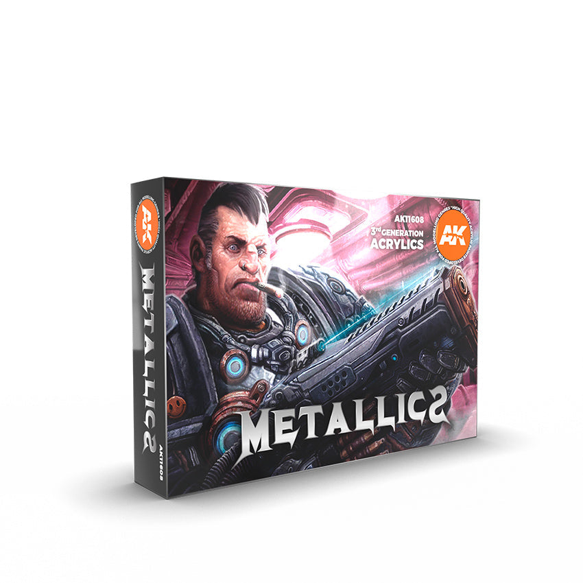 AK Interactive - Colors Set - 3G Metallics Set