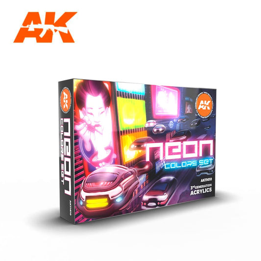 AK Interactive - Colors Set - 3G Neon Set