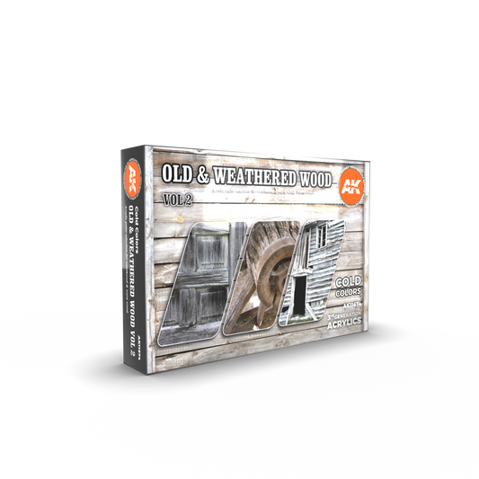 AK Interactive - Colors Set - 3G Old & Weathered Wood Vol.2