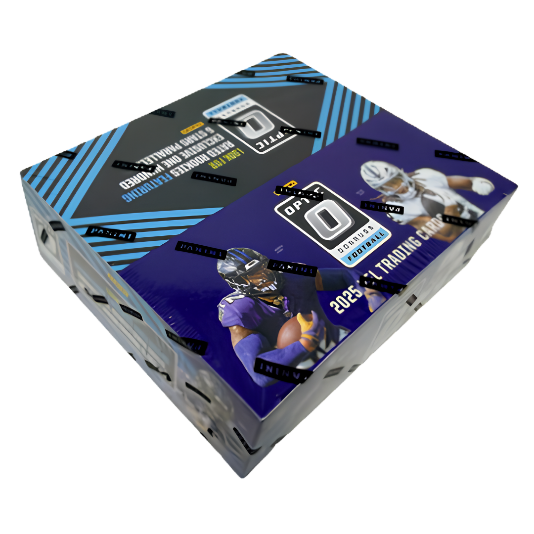 2025 Panini Donruss Optic Football Counter Display sealed NFL trading card box