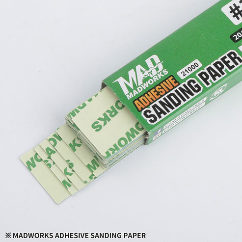 Madworks - Sandpaper - #1000 Sand paper w/ Adhesive backing 20 PC