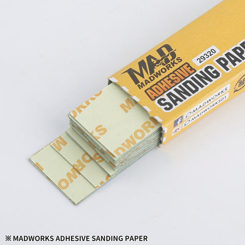 Madworks - Sandpaper - #320 Sand paper w/ Adhesive backing 20 PC