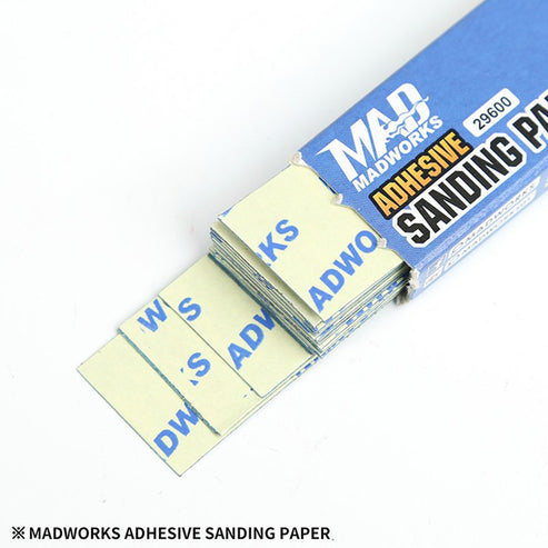 Madworks - Sandpaper - #600 Sand paper w/ Adhesive backing 20 PC
