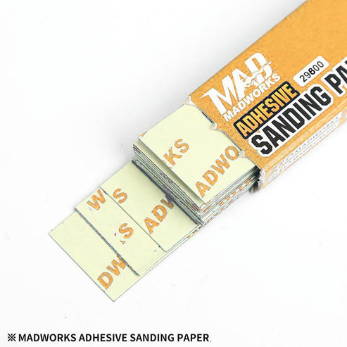 Madworks - Sandpaper - #800 Sand paper w/ Adhesive backing 20 PC