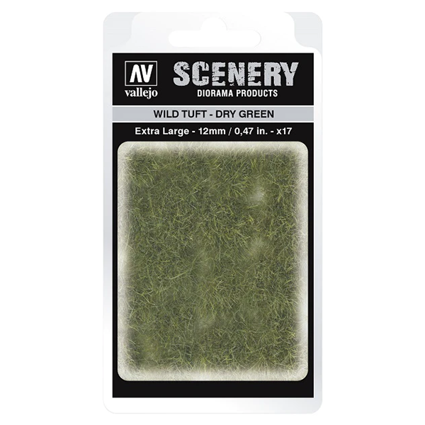 Vallejo - Scenery Extra Large Wild Tuft Dry Green