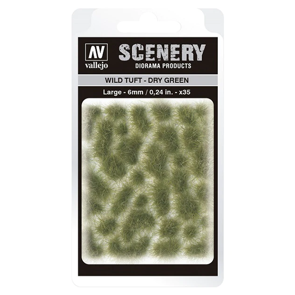 Vallejo - Scenery Large Wild Tuft Dry Green