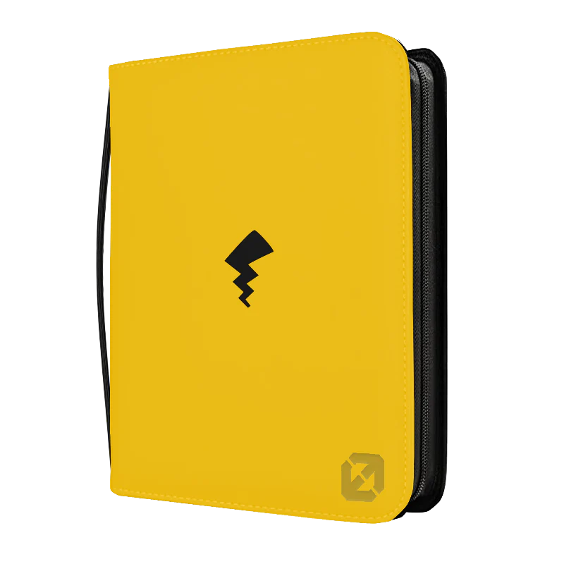 Evoretro - Top Loader Binder - 3x3 - Yellow (Pikachu)