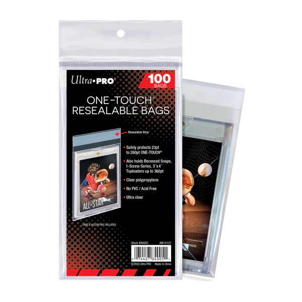 Ultra Pro - One-Touch Resealable Bags - 100pk