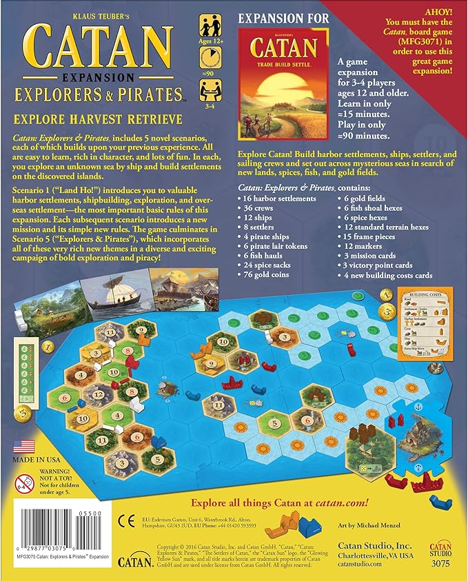 Settlers of Catan - Explorers & Pirates (Expansion)