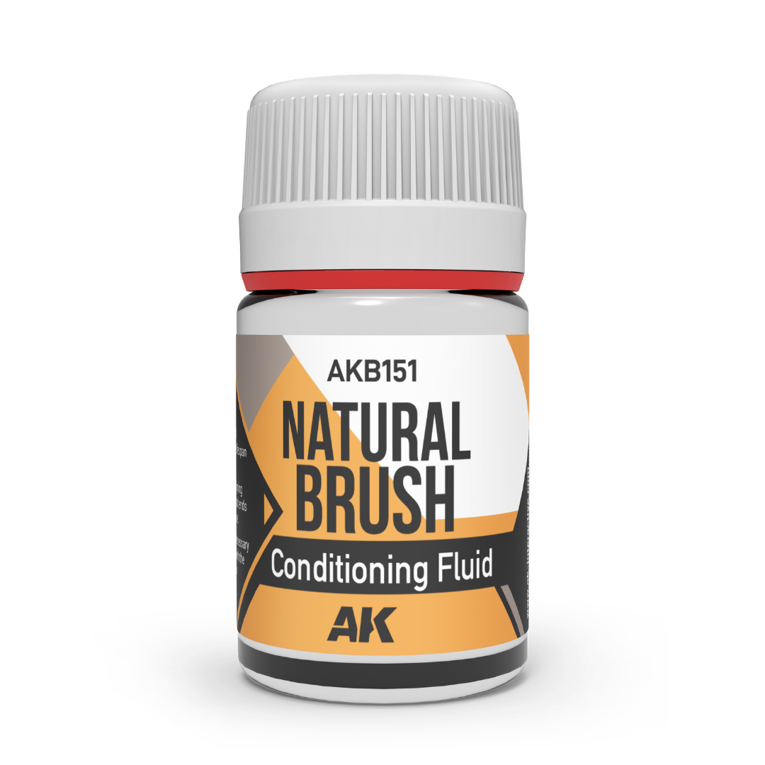AK Interactive Natural Brush Condition Fluid for miniature painting brushes