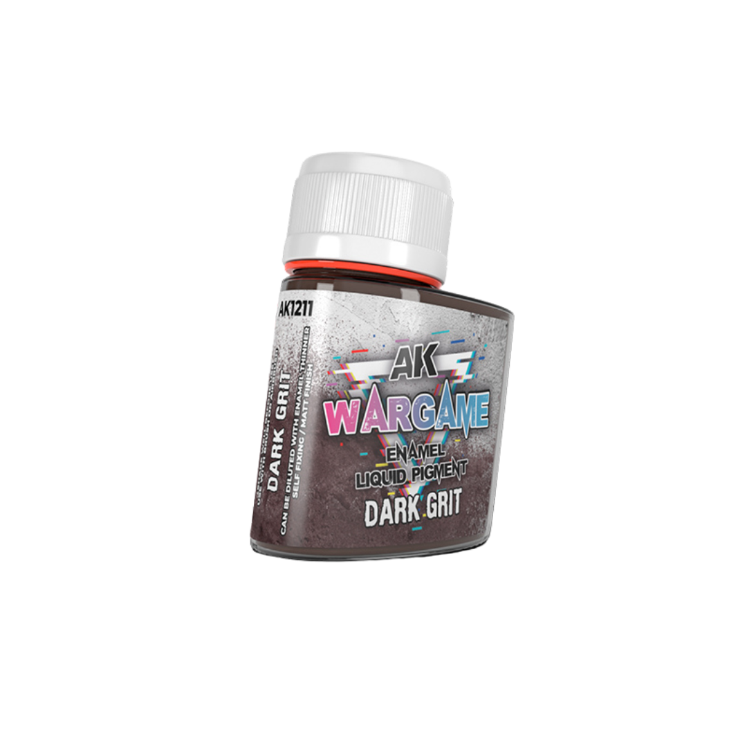 AK Interactive - Wargame - Enamel Liquid Pigments - Dark Grit (35ml)