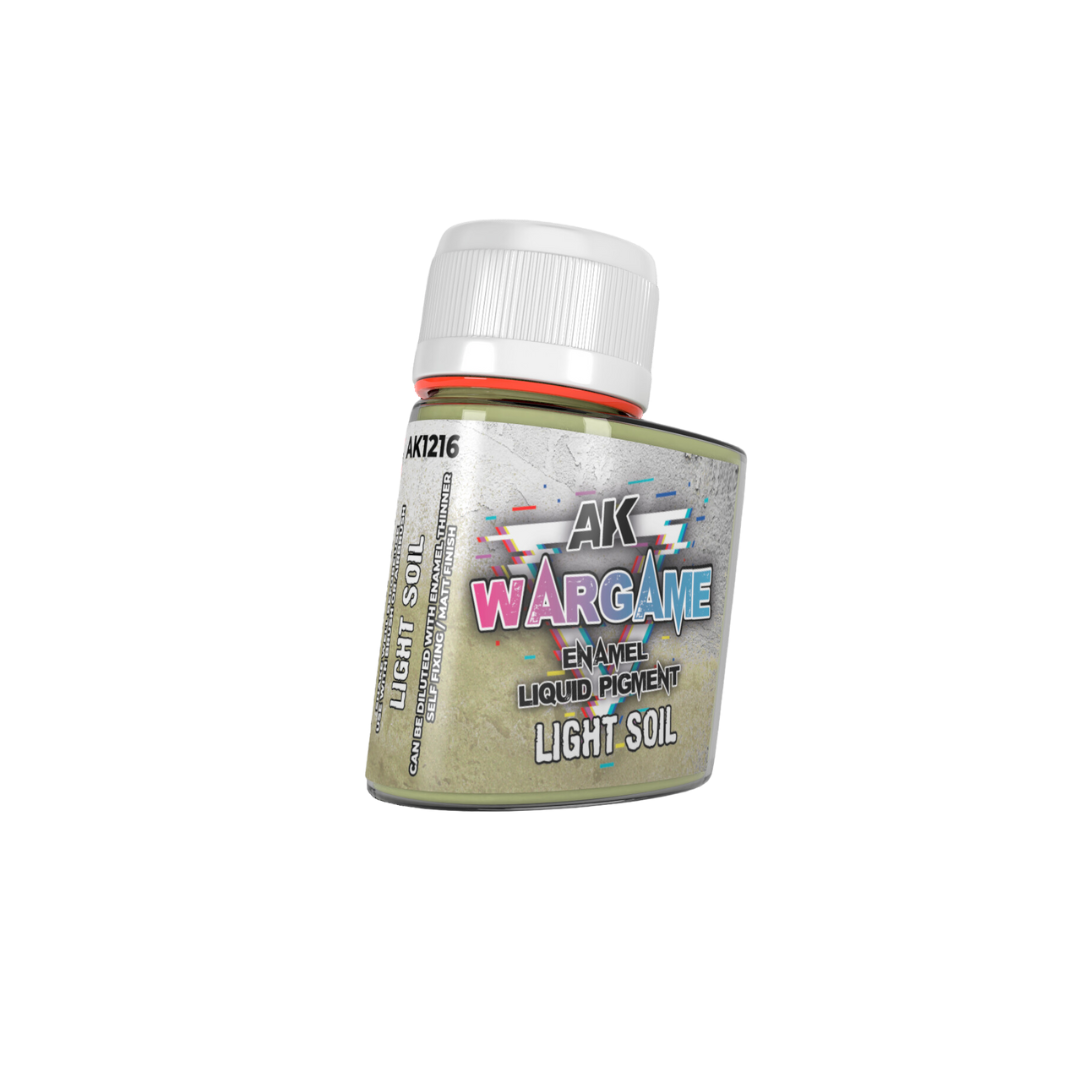 AK Interactive - Wargame - Enamel Liquid Pigments - Light Soil (35ml)