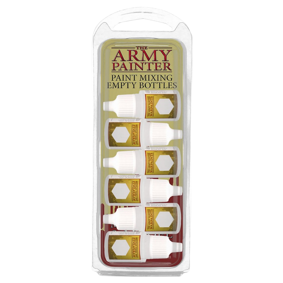 Army Painter Empty Mixing Bottles for miniature painting and custom paint storage