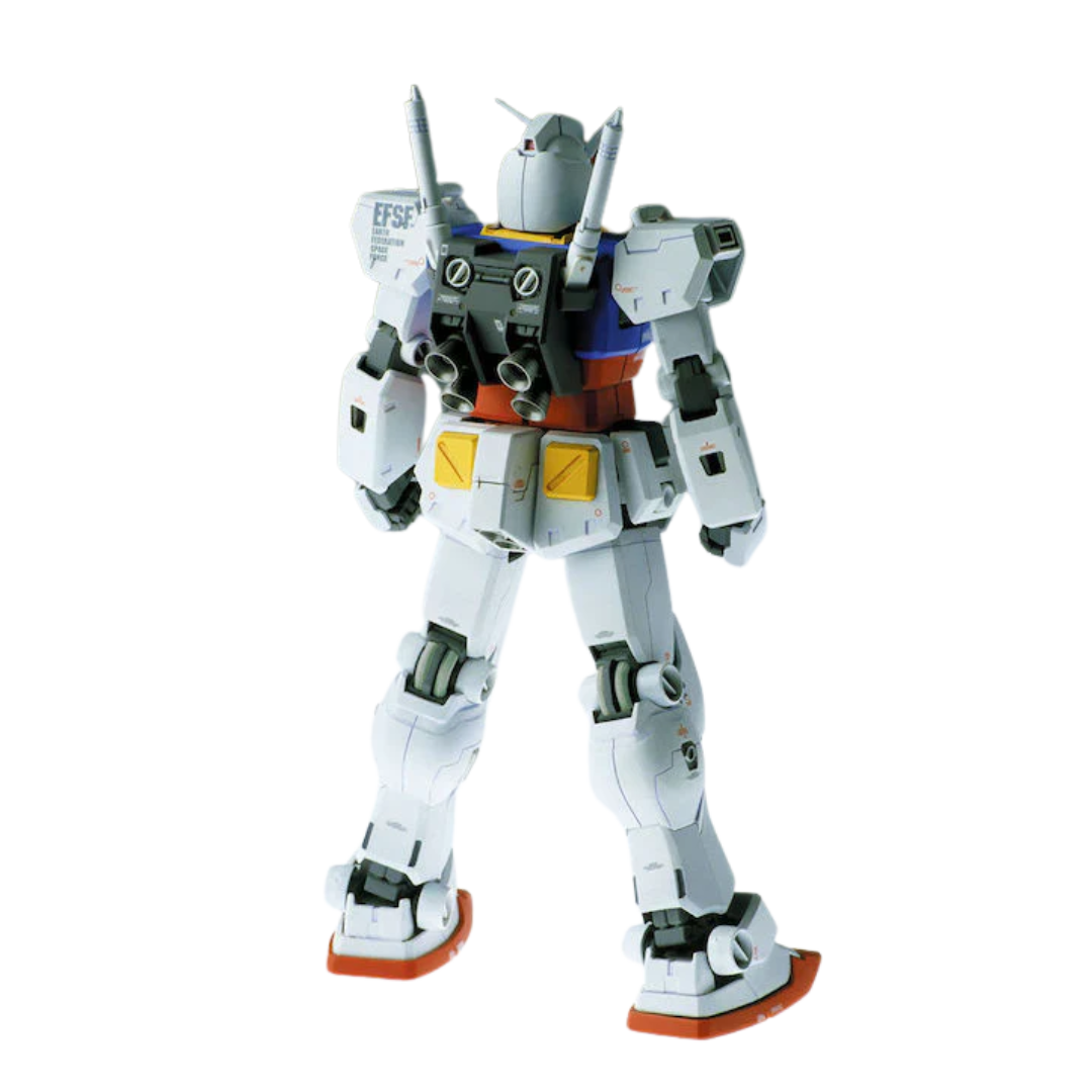 Bandai MG RX-78-2 Gundam Ver.Ka model kit with enhanced articulation, detailed panel lines, and classic weaponry for the ultimate Gunpla experience.