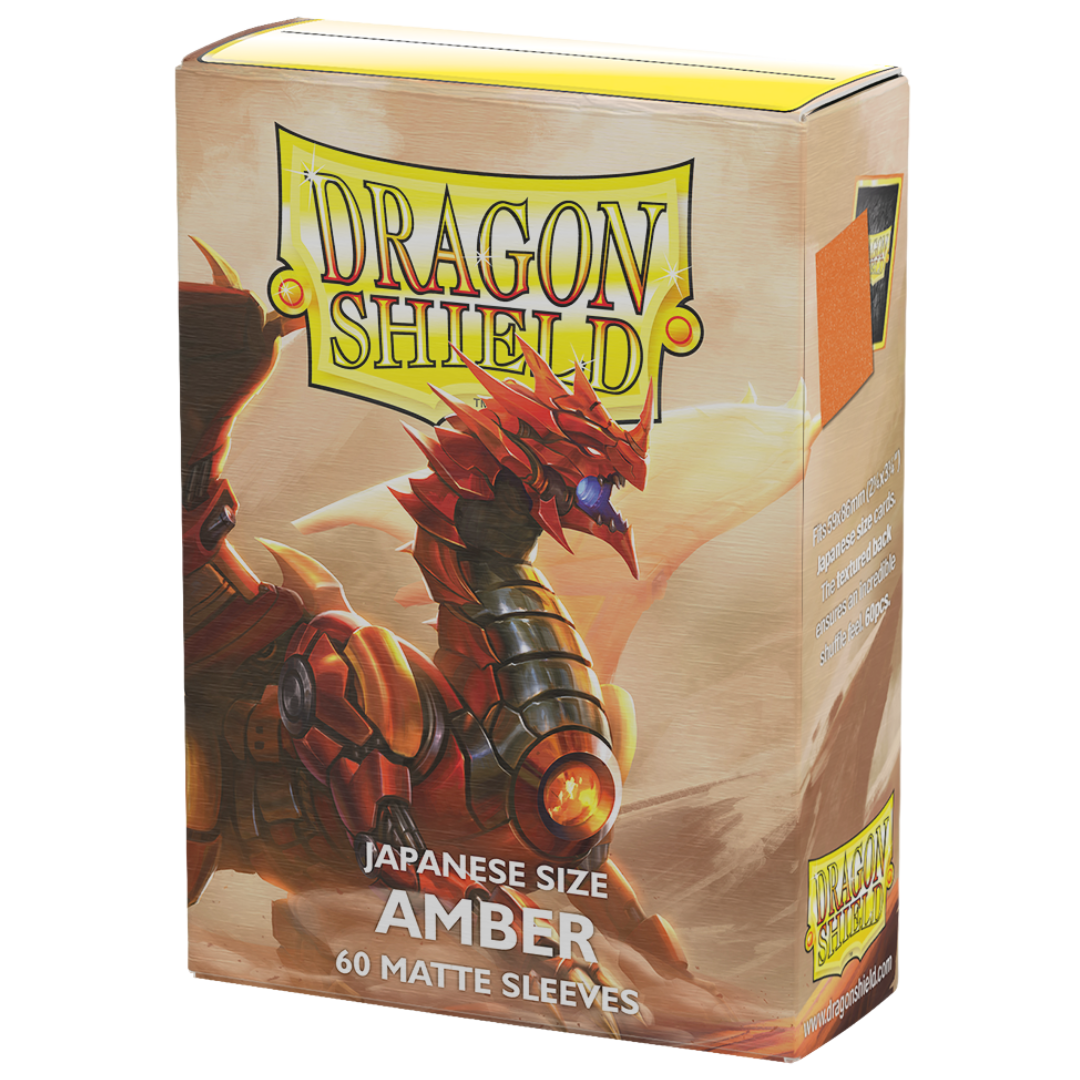 Dragon Shield - Sleeves - Matte Amber Japanese (60)