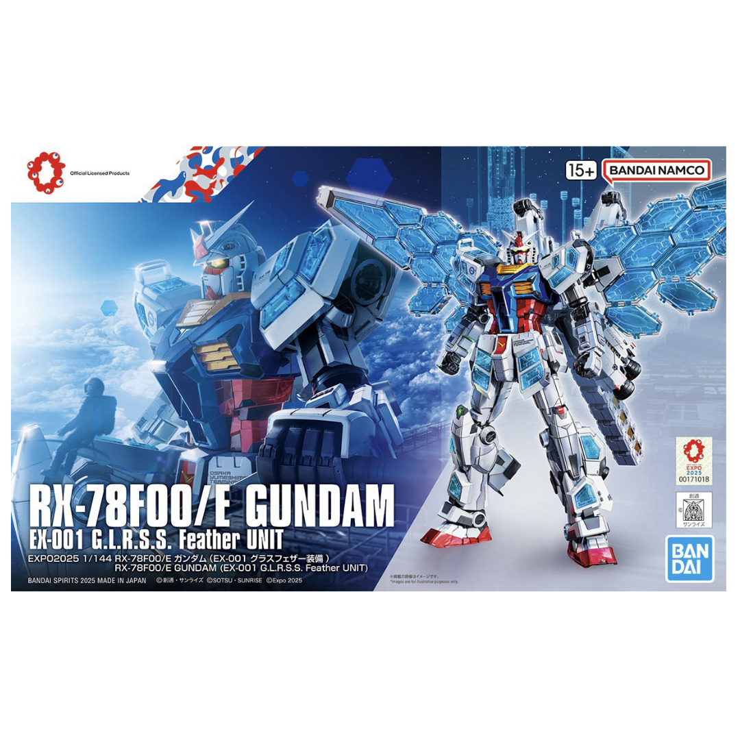 Bandai - HG - RX-78F00/E Gundam (EX-001 G.L.R.S.S Feather UNIT)