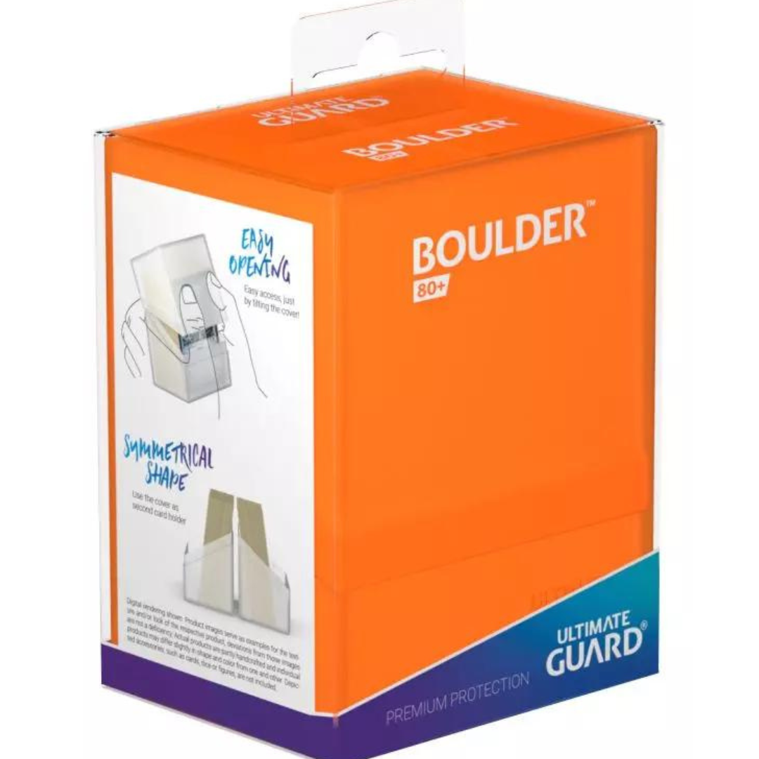 Ultimate Guard - Boulder 80+ Poppy Topaz (Orange)