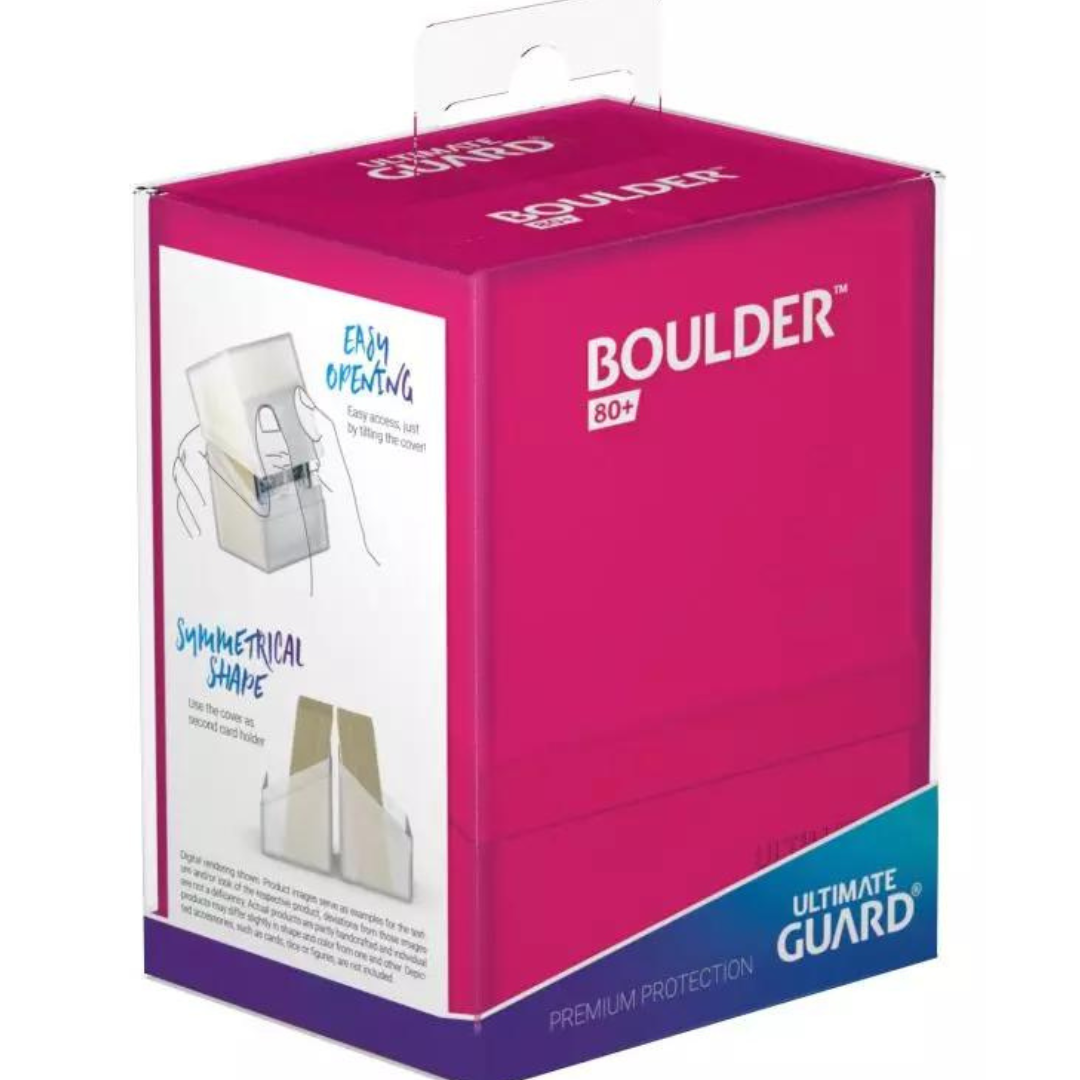 Ultimate Guard - Boulder 80+ Rhodonite (Pink)