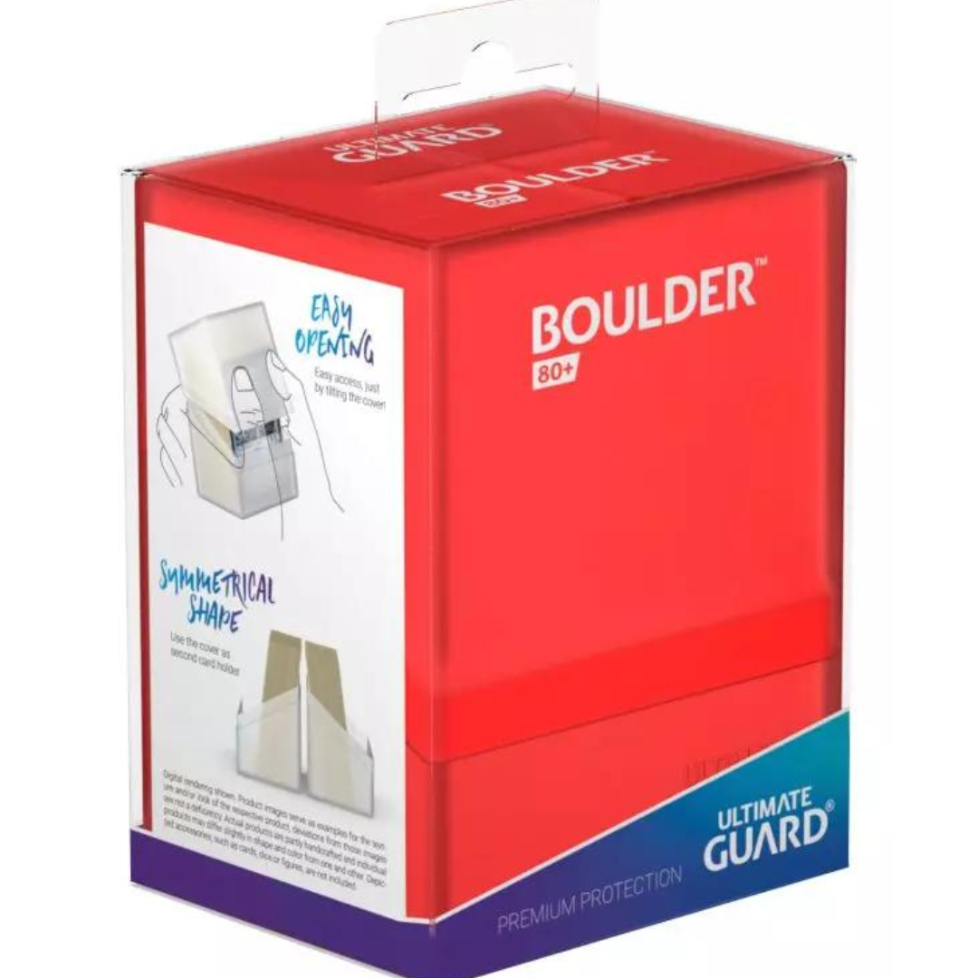 Ultimate Guard - Boulder 80+ Ruby (Red)