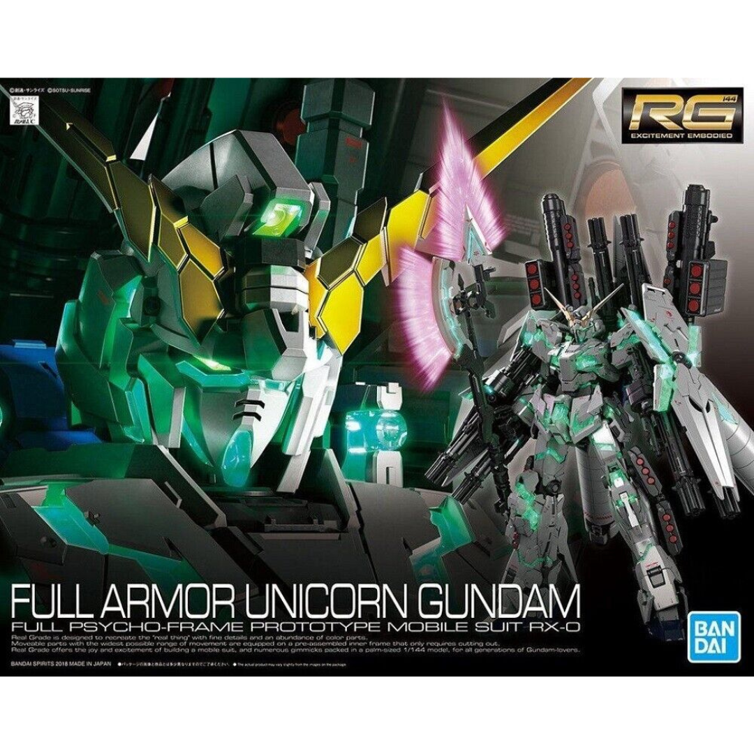 Bandai -RG - #30 Full Armor Unicorn Gundam "Mobile Suit Gundam Unicorn"