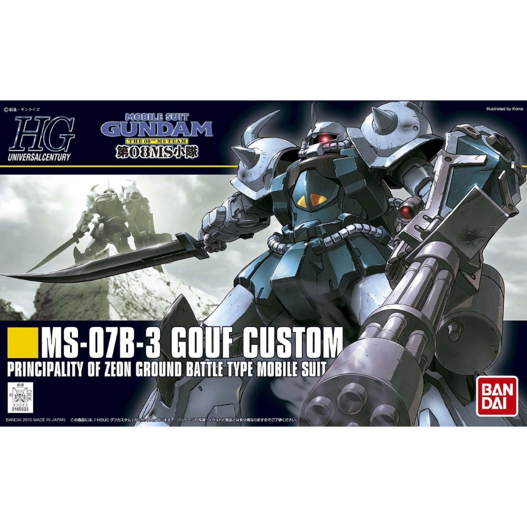 Bandai - HG - MS-07B-3 Gouf Custom "Mobile Suit Gundam"