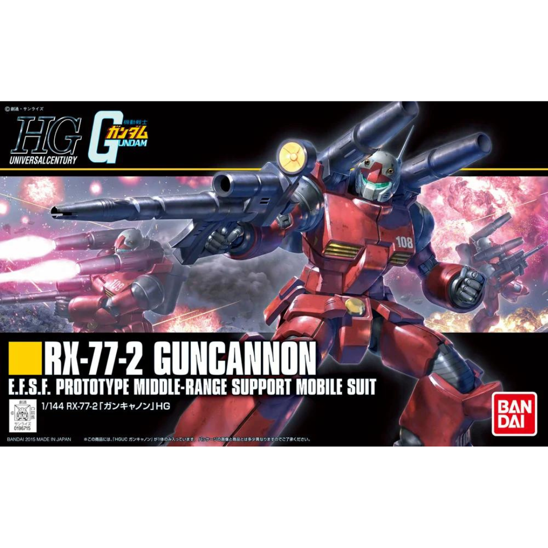 Bandai - HG - RX-77-2 Guncannon "Mobile Suit Gundam"