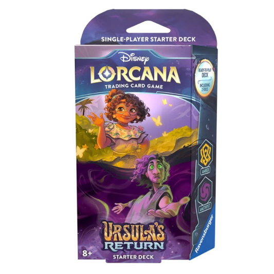 Disney Lorcana - Ursula's Return - Starter Deck (Amber & Amethyst) (PRE-ORDER FOR 05/17/2024)