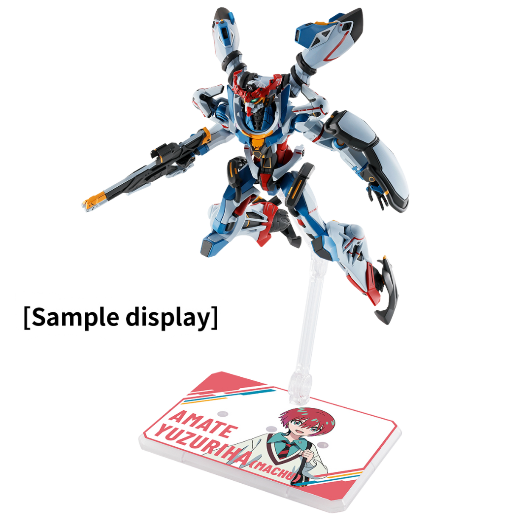 Bandai clear Action Base 7 with GQuuuuuuX sticker sheets for 1/144 Gunpla display