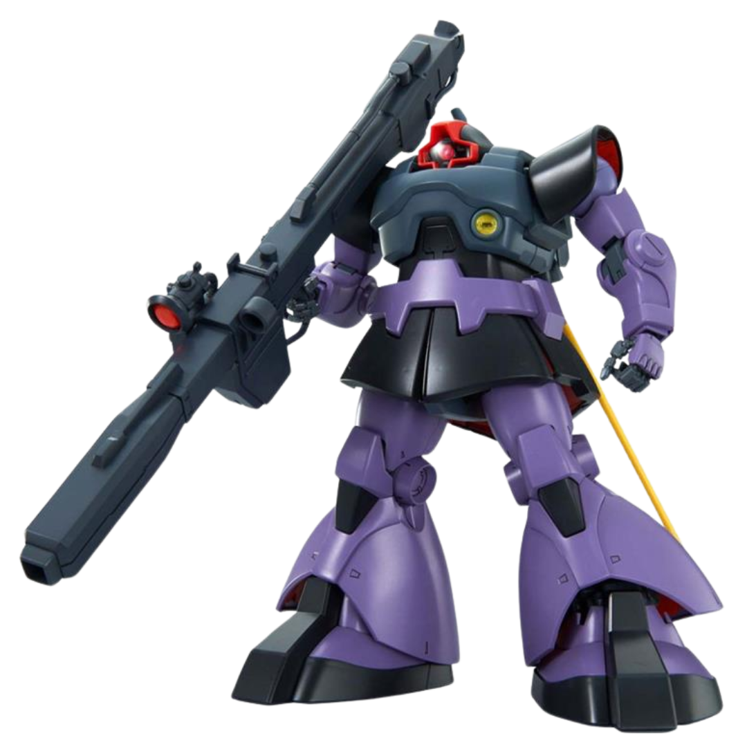 Bandai MG Rick Dom model kit from Mobile Suit Gundam with beam bazooka and detailed articulation in 1/100 scale