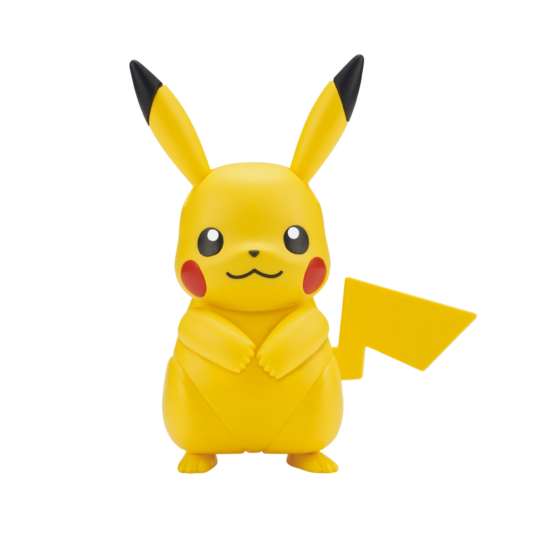 Bandai Pokémon Model Kit featuring Pikachu, an easy-to-assemble and vibrant collectible for Pokémon fans and model enthusiasts.