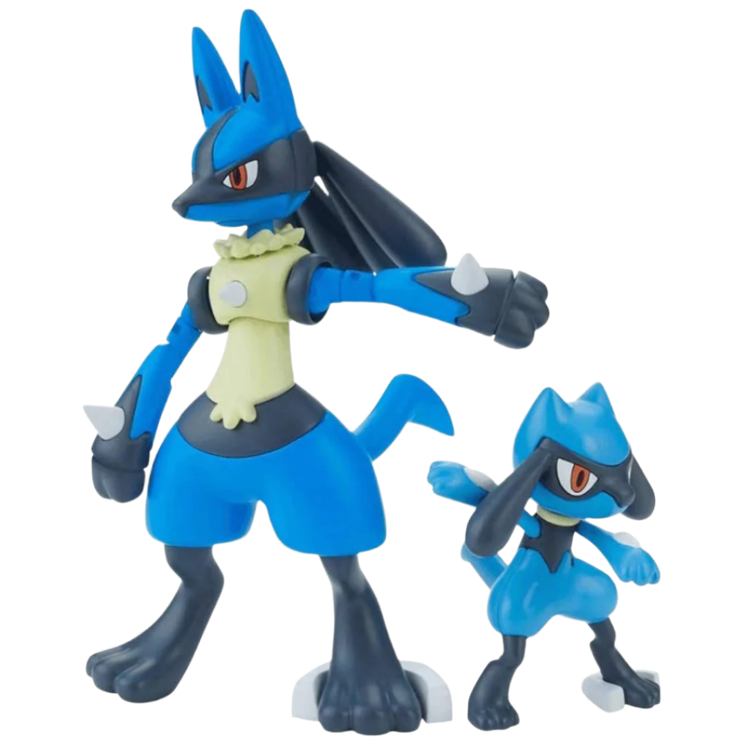 Bandai Pokemon Model Kit Riolu & Lucario