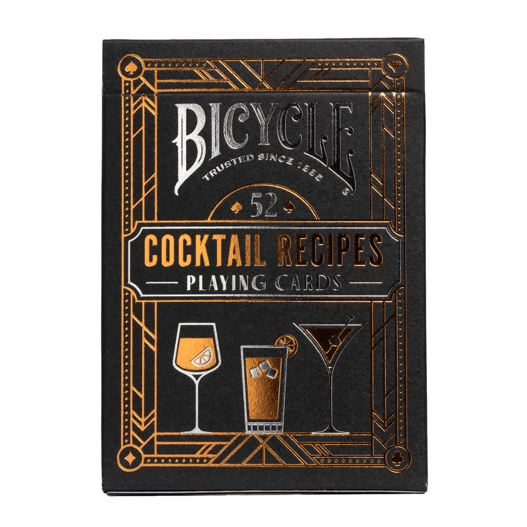 Bicycle Cocktail Playing Cards with colorful cocktail-themed artwork, premium Air-Cushion Finish, and smooth handling for collectors and players.