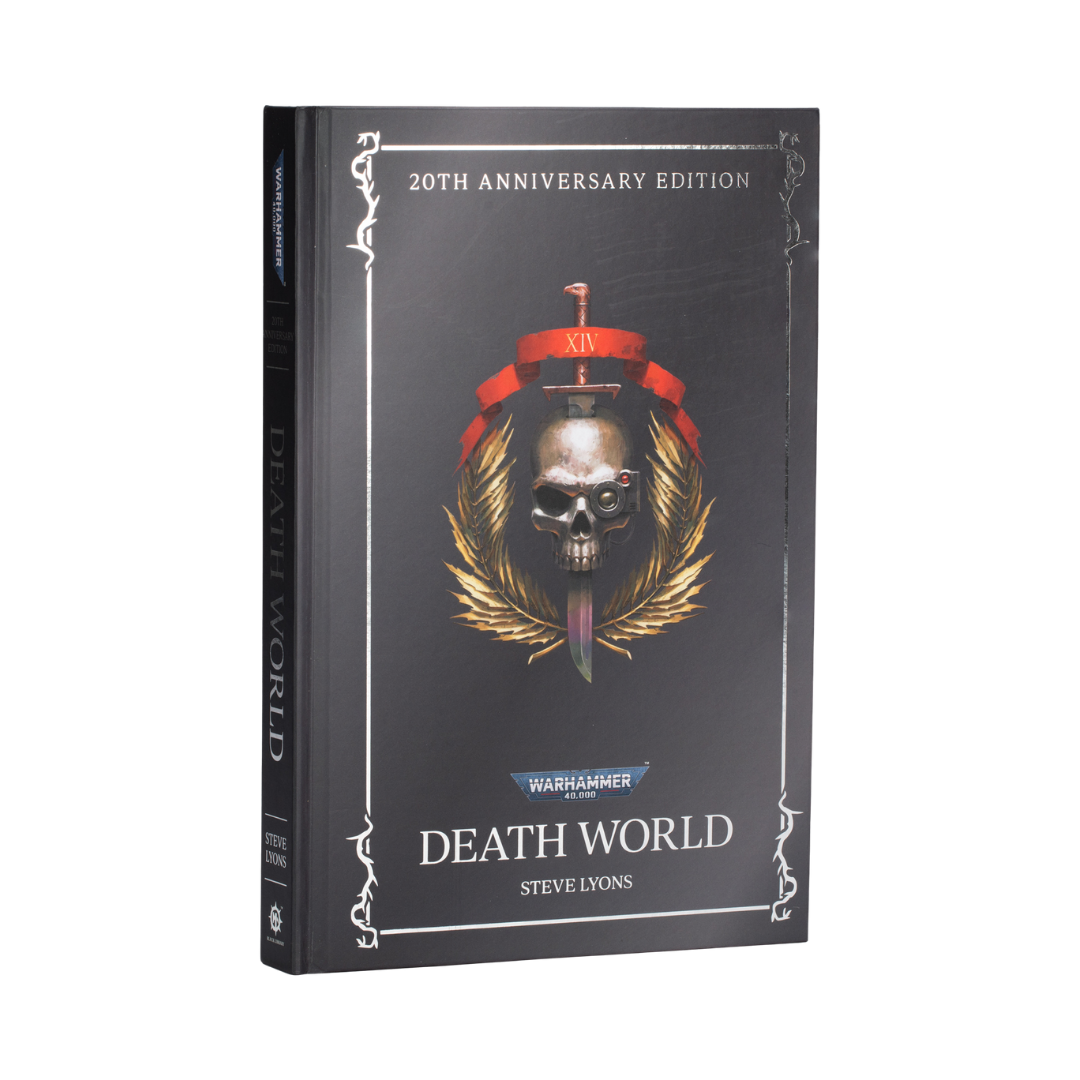 Warhammer 40k Death World 20th Anniversary Edition hardback Steve Lyons Black Library Astra Militarum novel