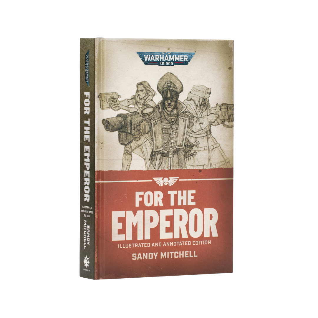 Black Library For the Emperor Illustrated and Annotated Edition hardcover by Sandy Mitchell