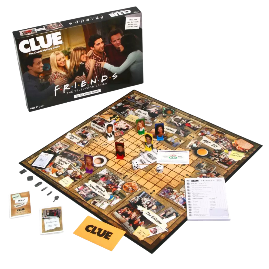 clue Friends board game contents