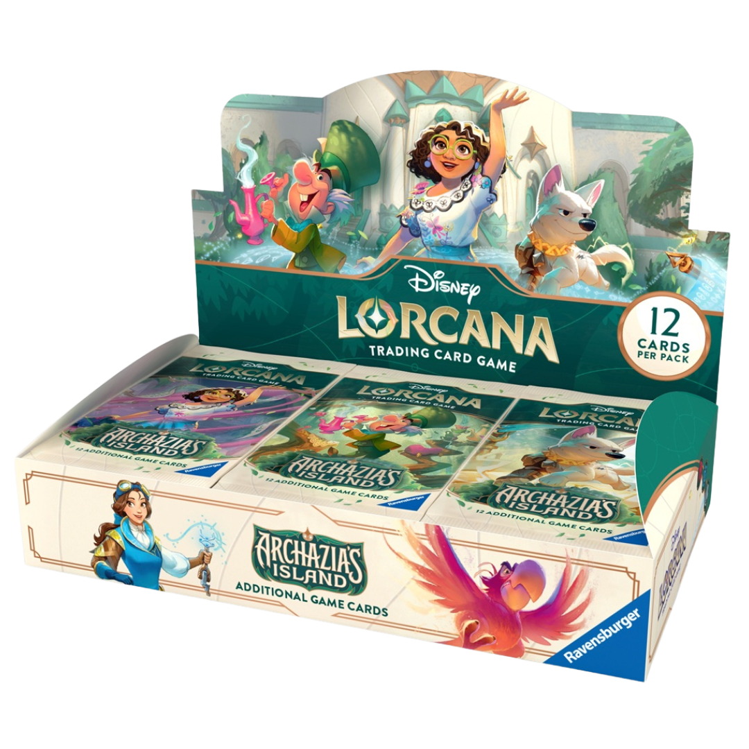 Disney Lorcana - Archazia's Island - Booster Box on display