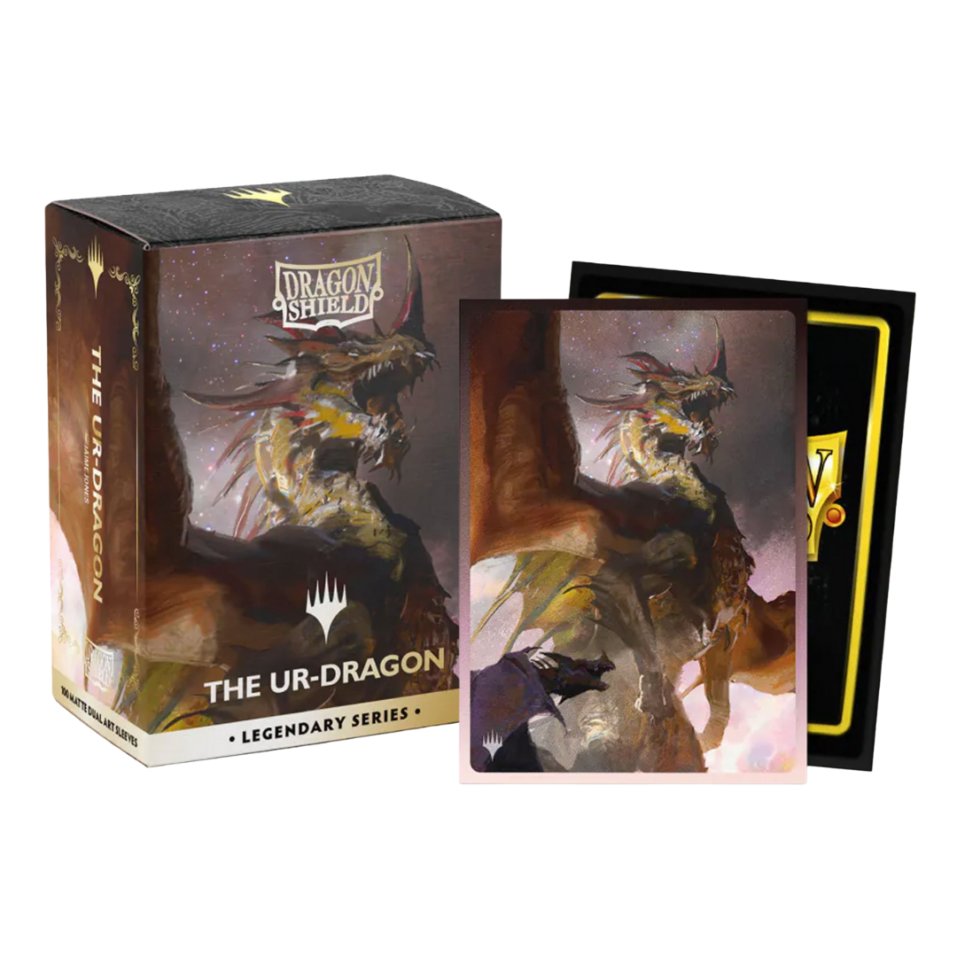 Dragon Shield Dual Matte Art Legendary Series The Ur-Dragon card sleeves pack of 100 for Magic the Gathering and Pokémon decks