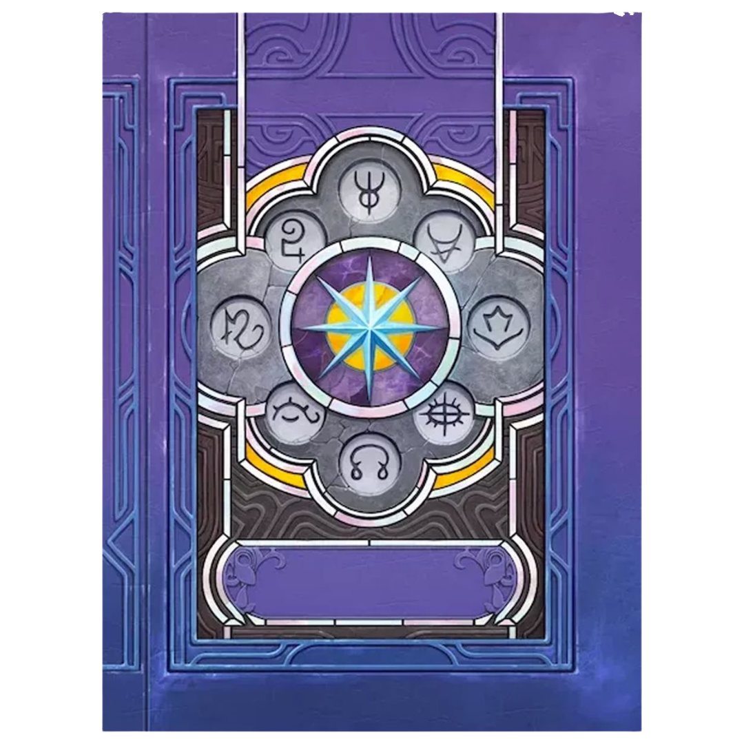 Dungeons & Dragons Arcana Unleashed alternate-cover hardcover with purple arcane symbols and a central star.